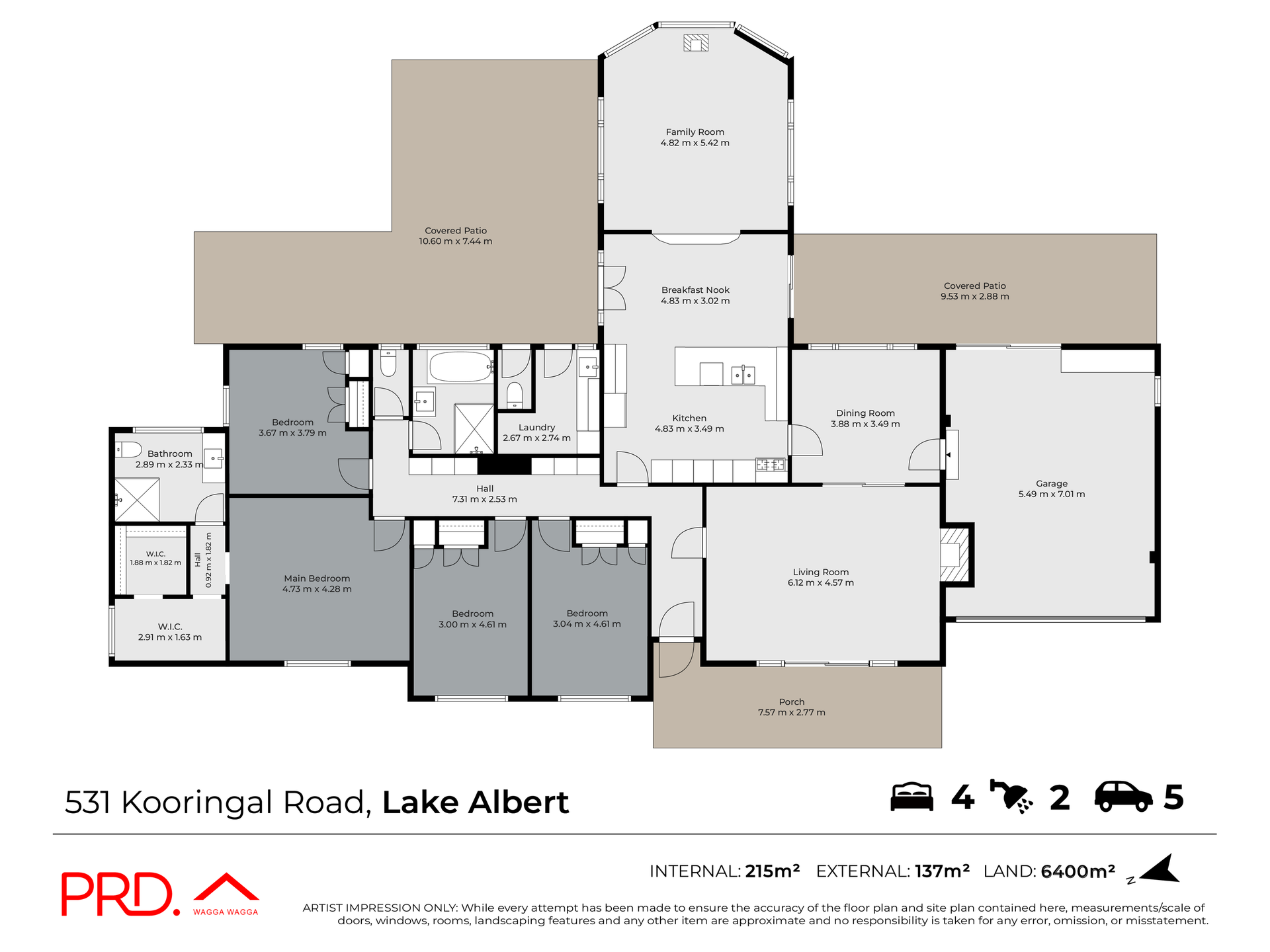 531 Kooringal Road, Lake Albert For Sale by Farmbuy.com - floorplan 1