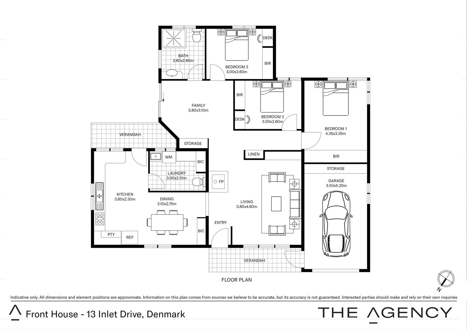 13 Inlet Crescent, Denmark For Sale by Farmbuy.com - floorplan 2