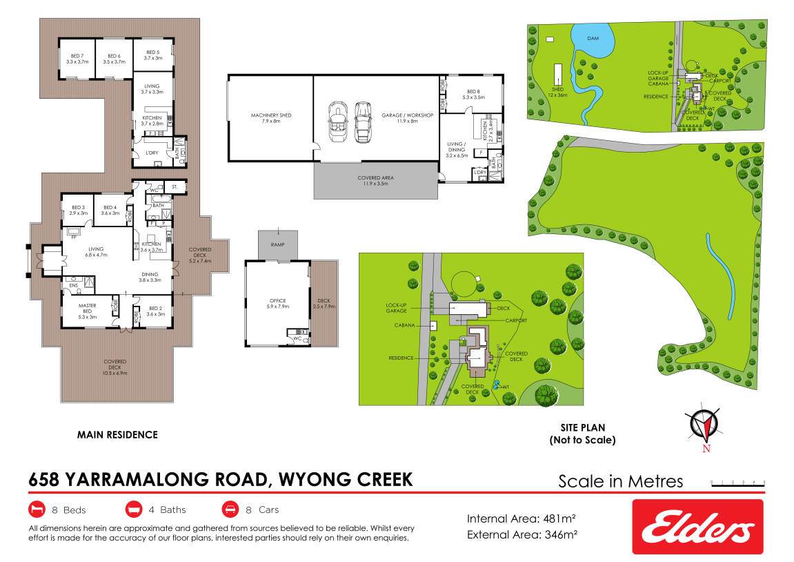 658 Yarramalong Road, Wyong Creek For Sale by Farmbuy.com - floorplan 1