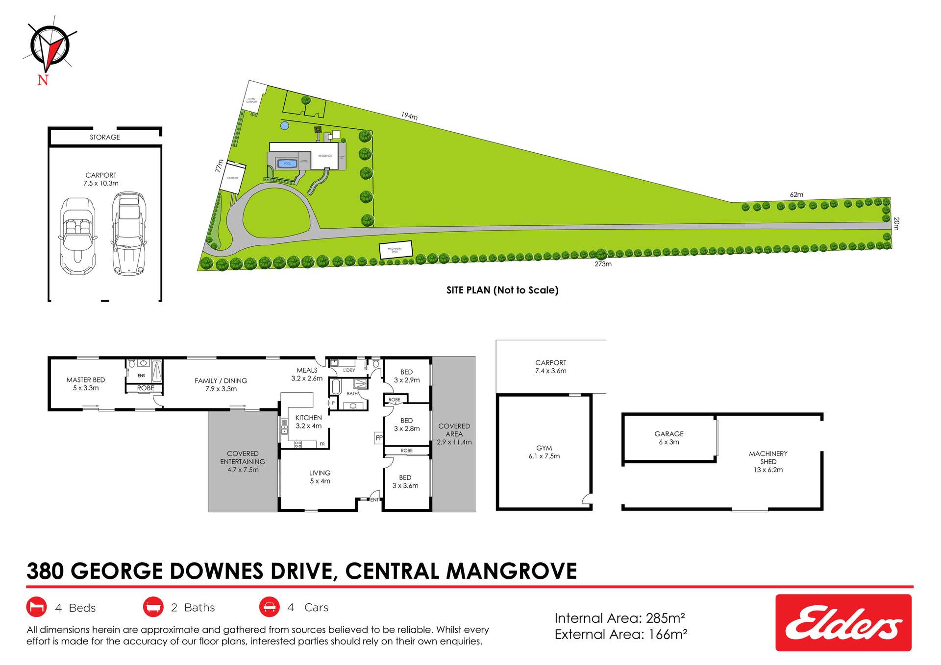 380 George Downes Drive, Central Mangrove For Sale by Farmbuy.com - floorplan 1