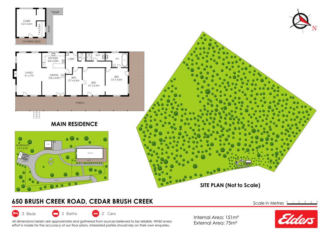 650 Brush Creek Road, Cedar Brush Creek For Sale by Farmbuy.com - floorplan 1