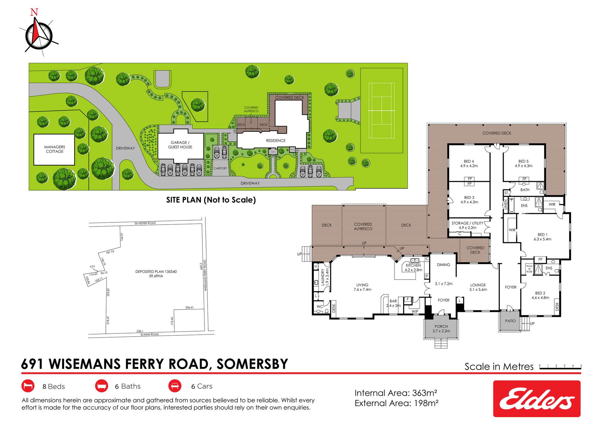 691 Wisemans Ferry Road, Somersby For Sale by Farmbuy.com - floorplan 1
