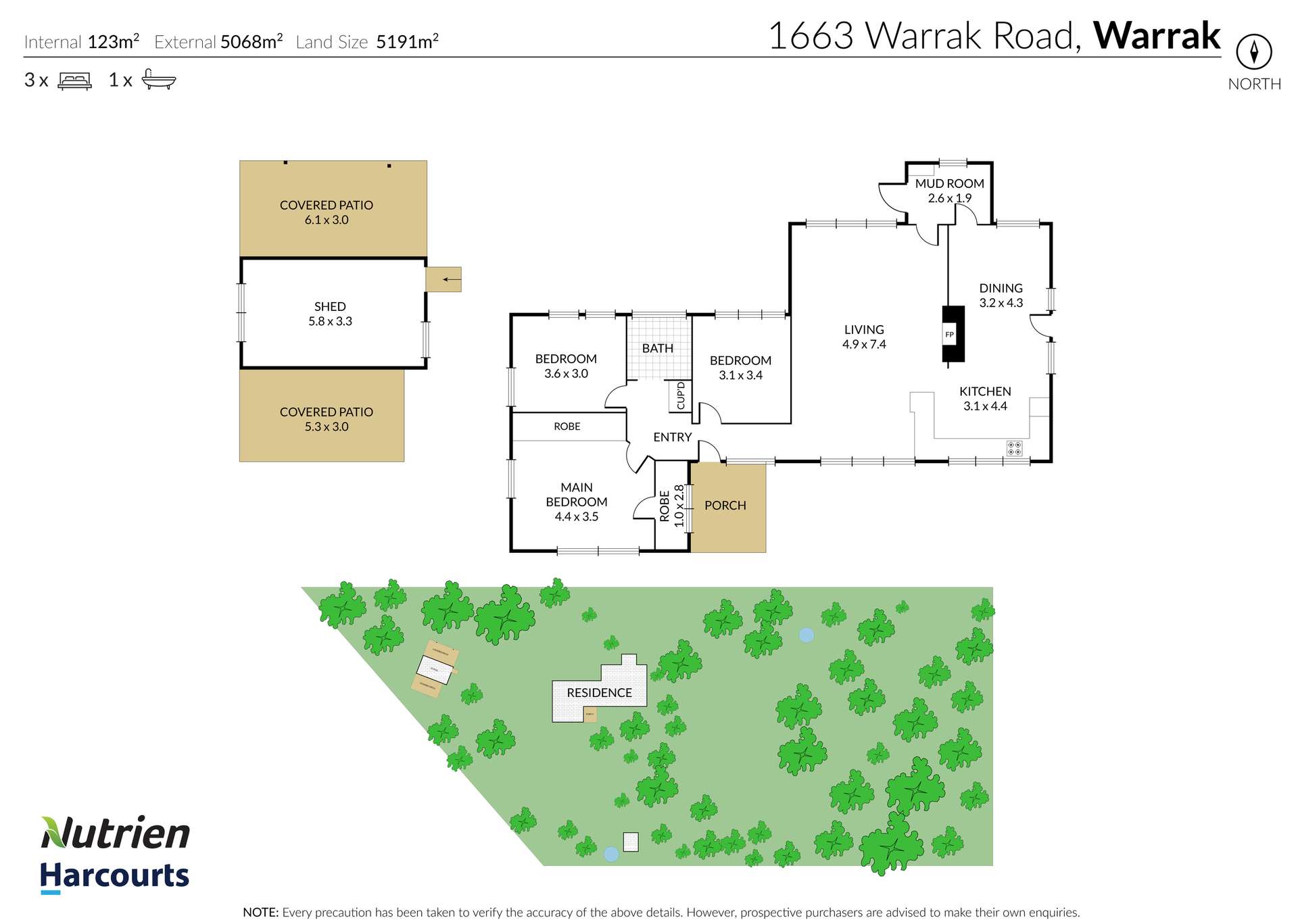 1663 Warrak Road, Warrak For Sale by Farmbuy.com - floorplan 1