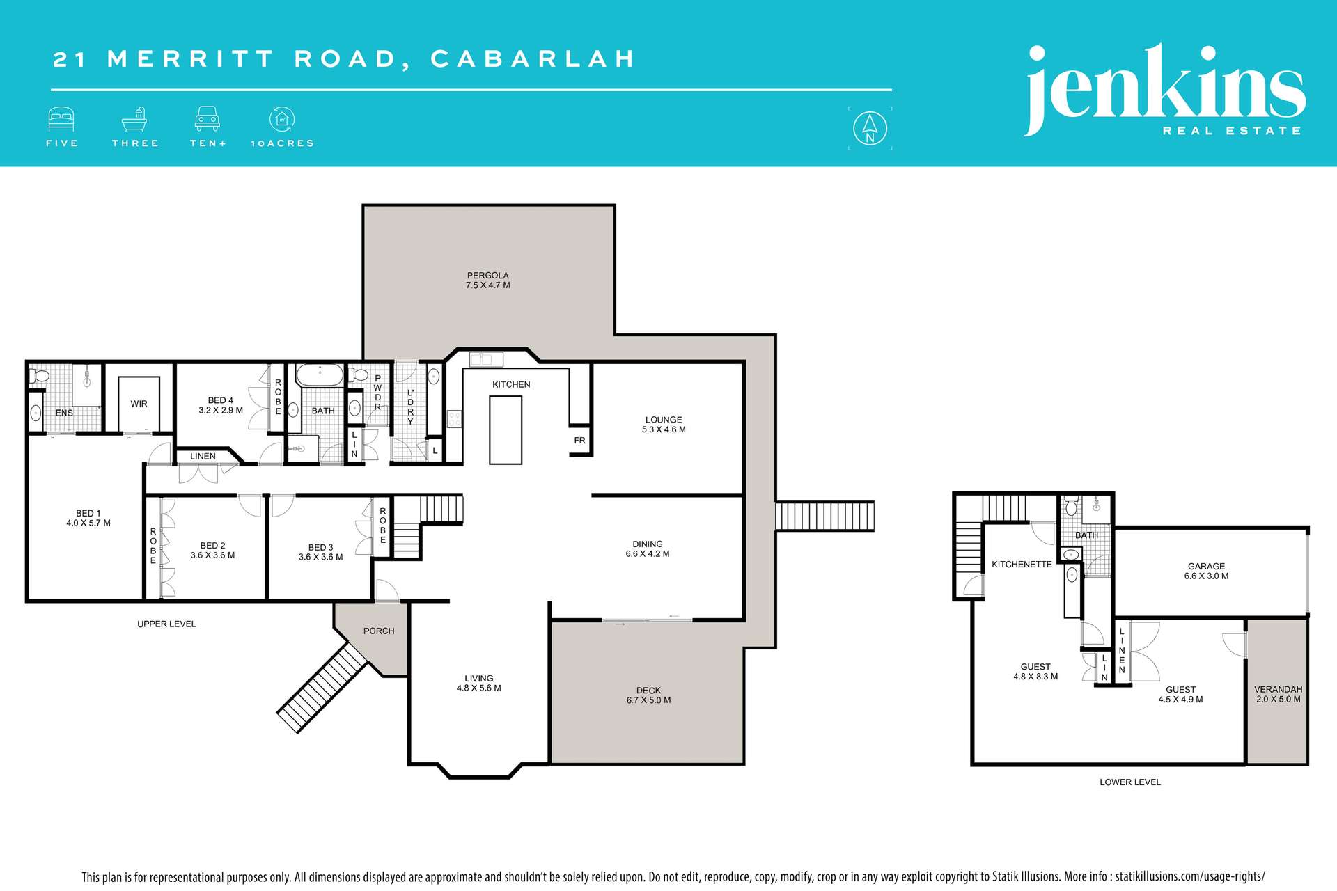 21 Merrit Road, Cabarlah For Sale by Farmbuy.com - floorplan 1