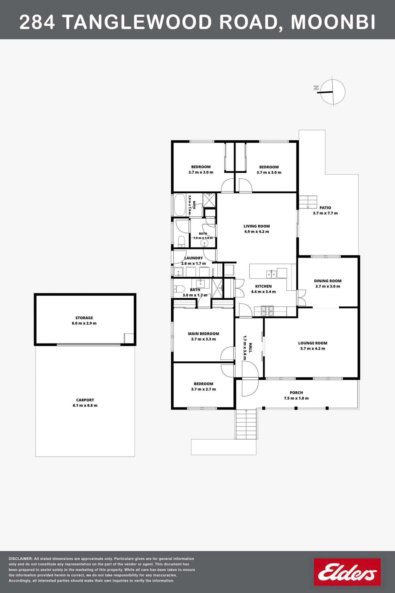 284 Tanglewood Road, Moonbi Auction by Farmbuy.com - floorplan 1