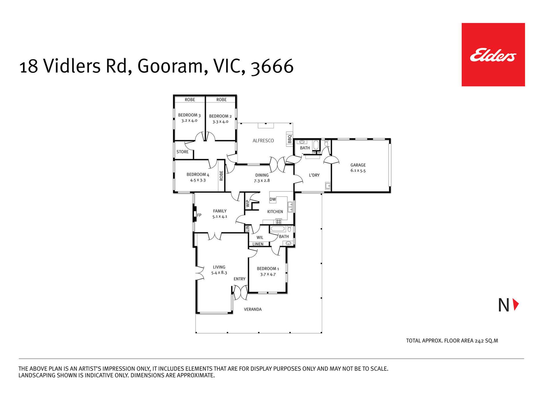 1036 Euroa-Mansfield Road, Gooram For Sale by Farmbuy.com - floorplan 1