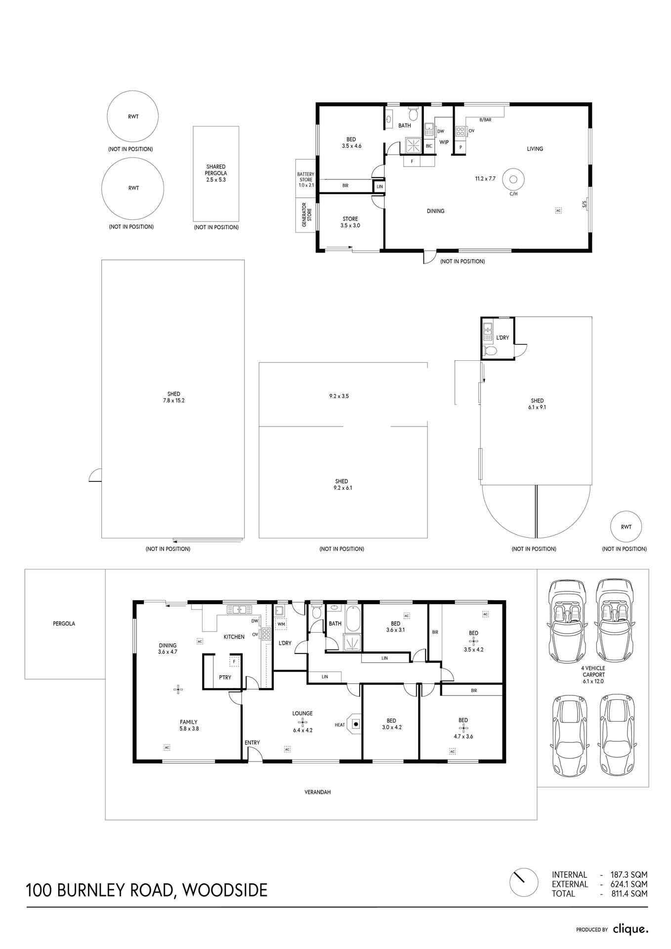 100 Burnley Road, Woodside For Sale by Farmbuy.com - floorplan 1