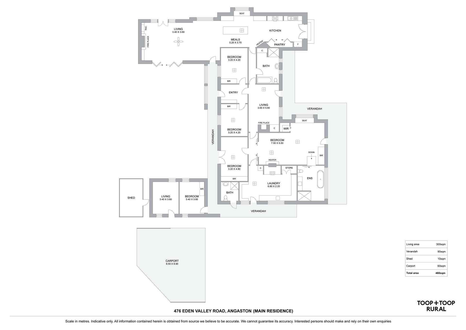 476 Eden Valley Road, Angaston For Sale by Farmbuy.com - floorplan 1
