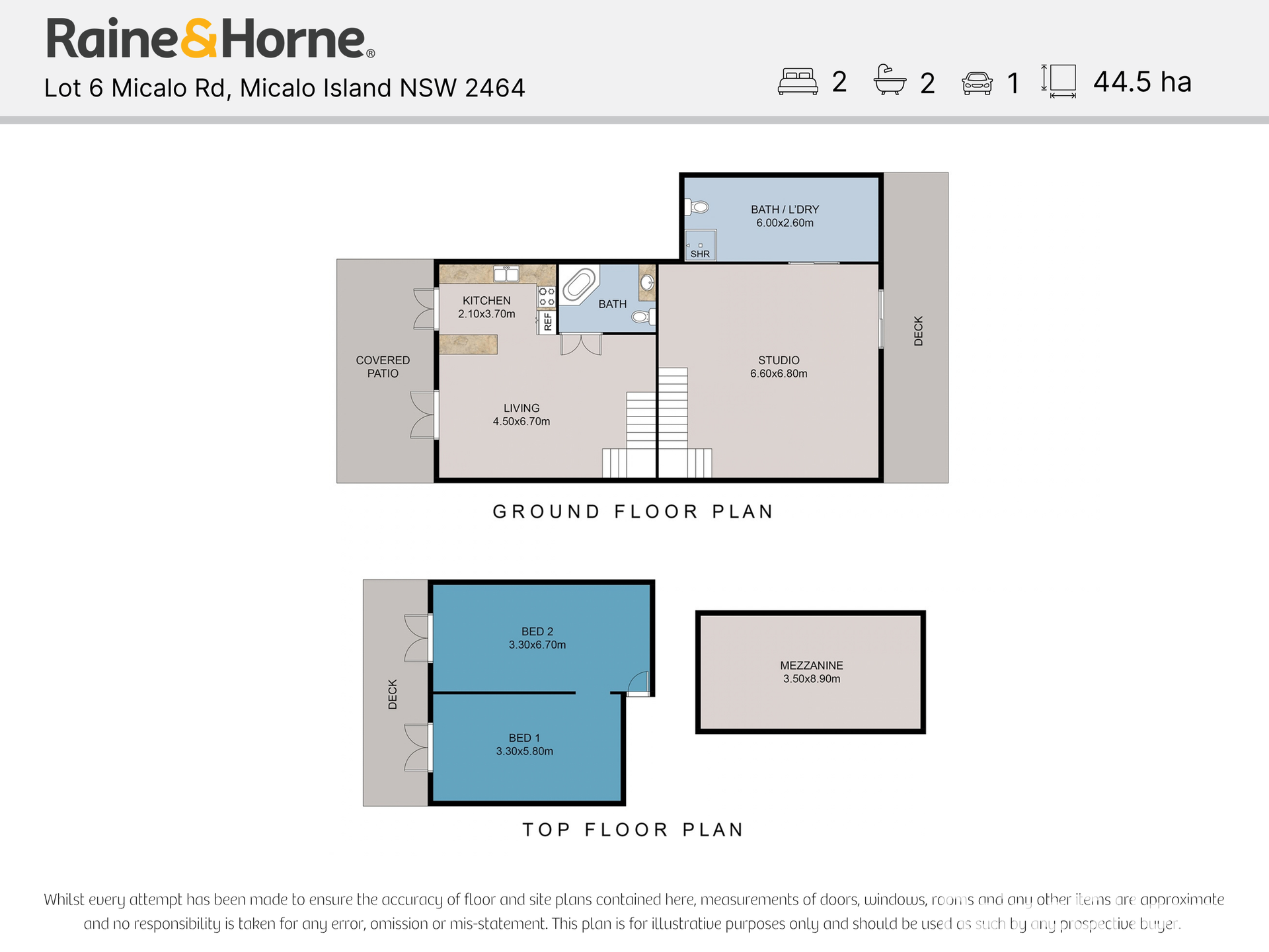 Lot 6 Micalo Road, Micalo Island For Sale by Farmbuy.com - floorplan 1