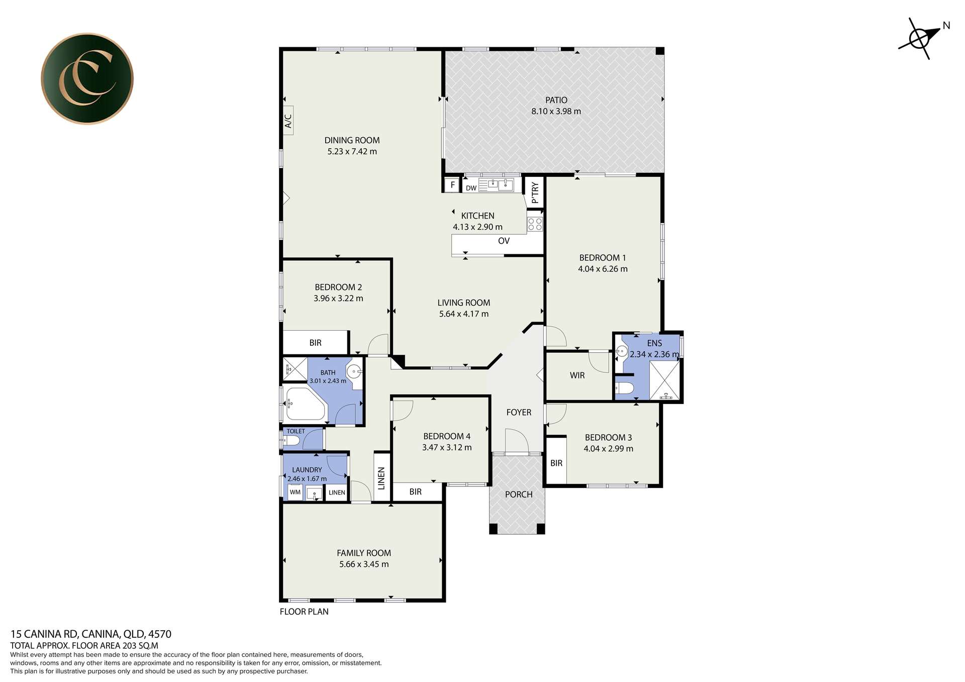 13 Canina Road, Canina For Sale by Farmbuy.com - floorplan 1