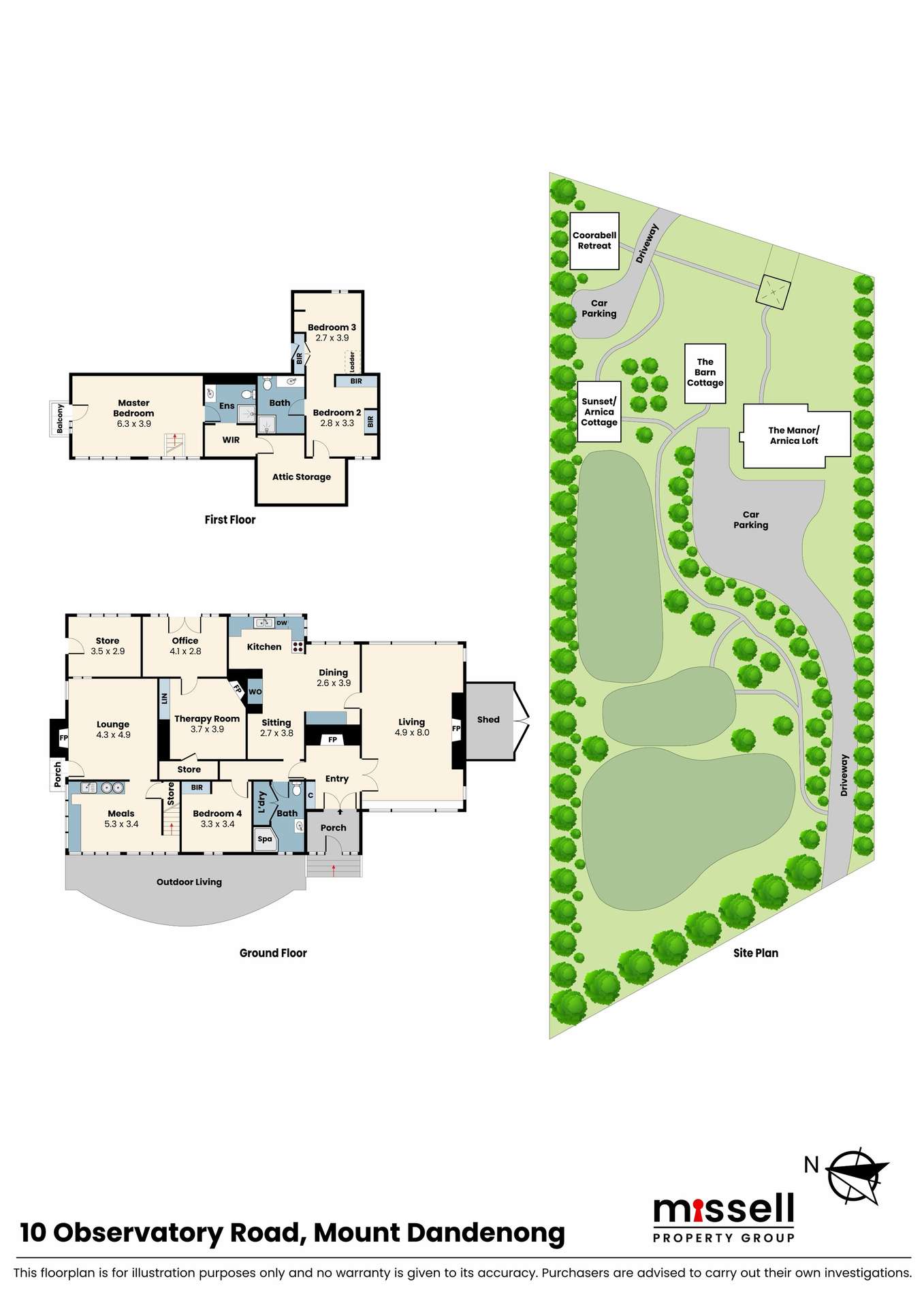 10 Observatory Road, Mount Dandenong For Sale by Farmbuy.com - floorplan 1
