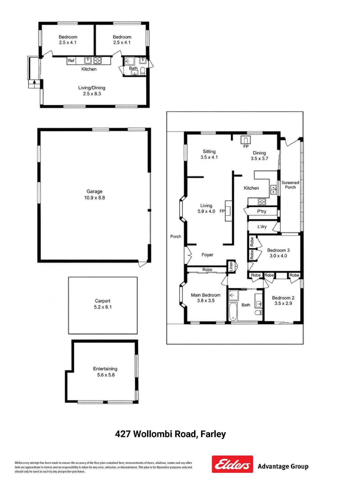 427 Wollombi Road, Farley Auction by Farmbuy.com - floorplan 1