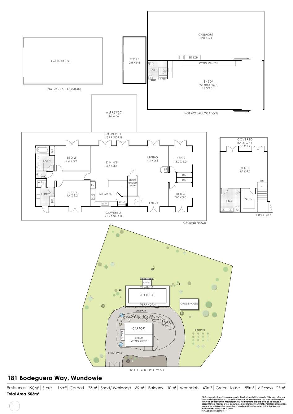 181 Bodeguero Way, Wundowie For Sale by Farmbuy.com - floorplan 1