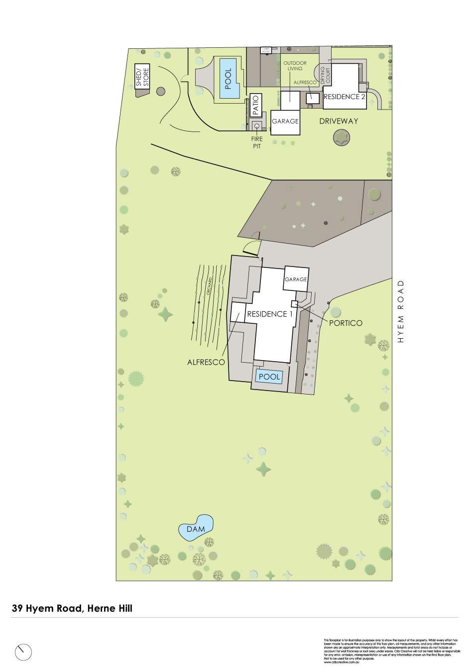 39 Hyem Road, Herne Hill For Sale by Farmbuy.com - floorplan 2