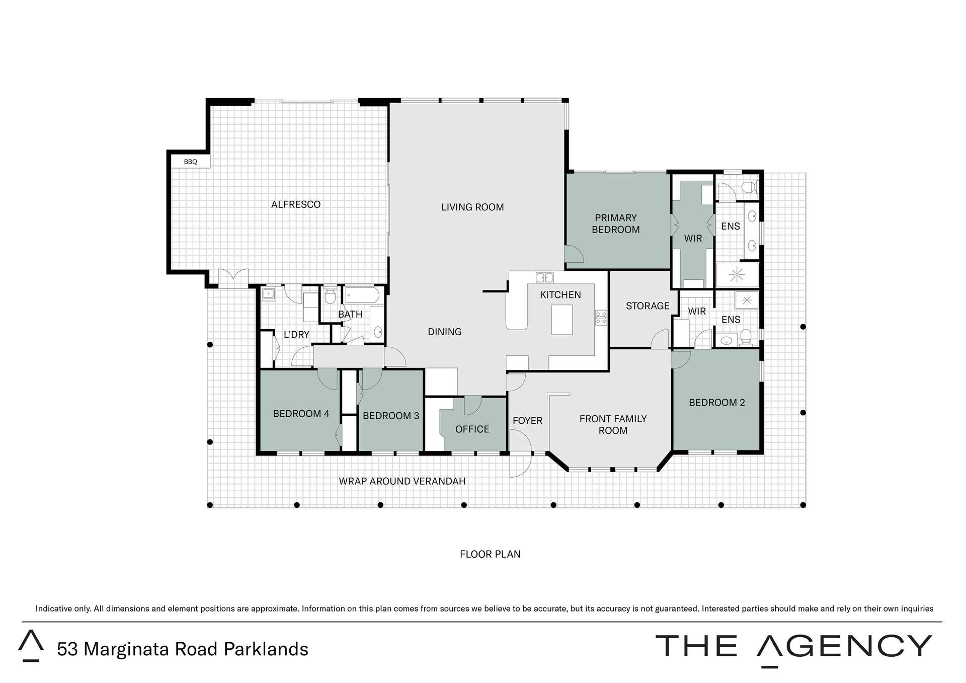 53 Marginata Road, Parklands For Sale by Farmbuy.com - floorplan 1