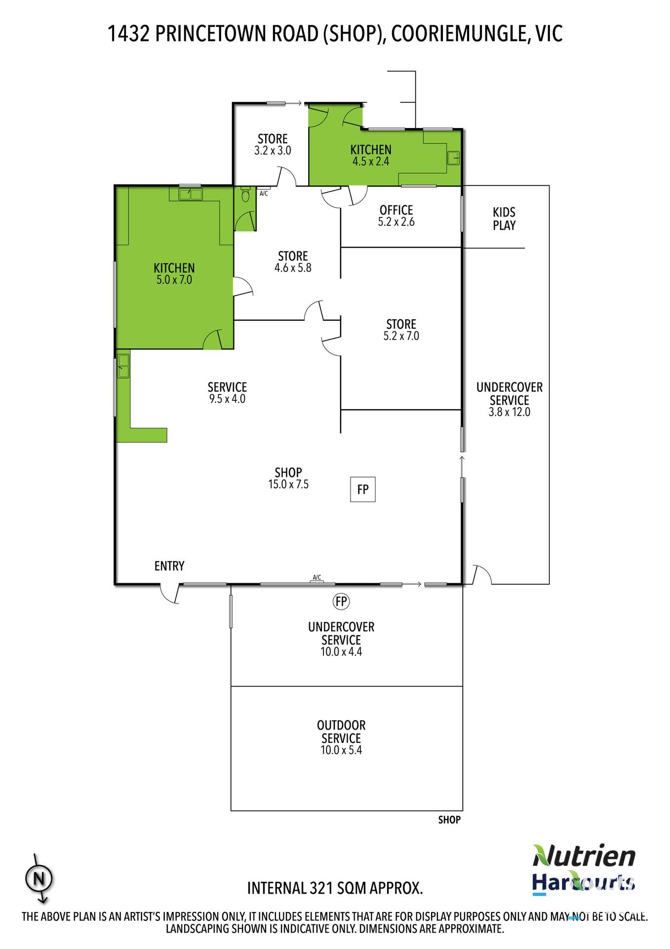 Lot 1, 1432 Princetown Road, Cooriemungle For Sale by Farmbuy.com - floorplan 2