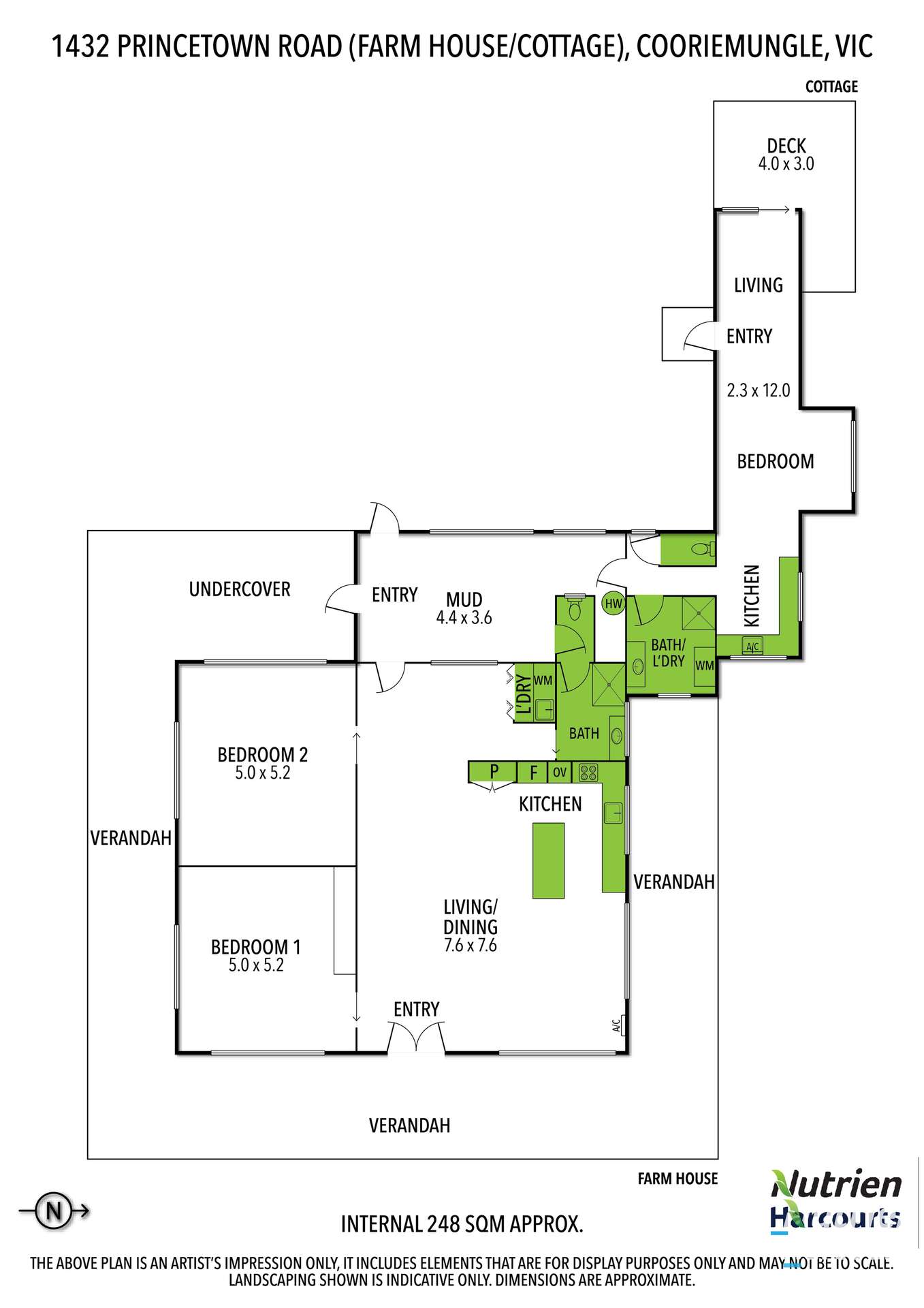 Lot 1, 1432 Princetown Road, Cooriemungle For Sale by Farmbuy.com - floorplan 1