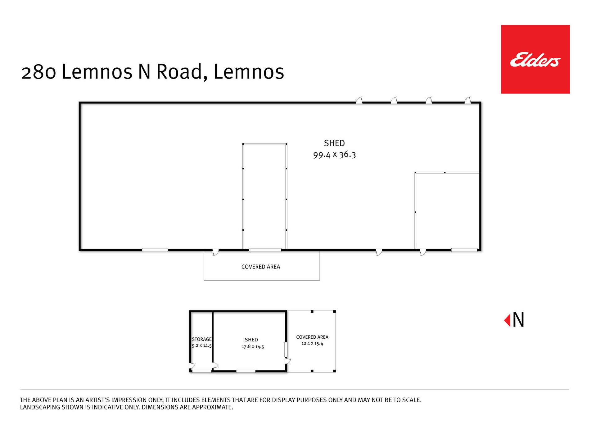 280 Lemnos North Road, Lemnos Expressions of Interest by Farmbuy.com - floorplan 2