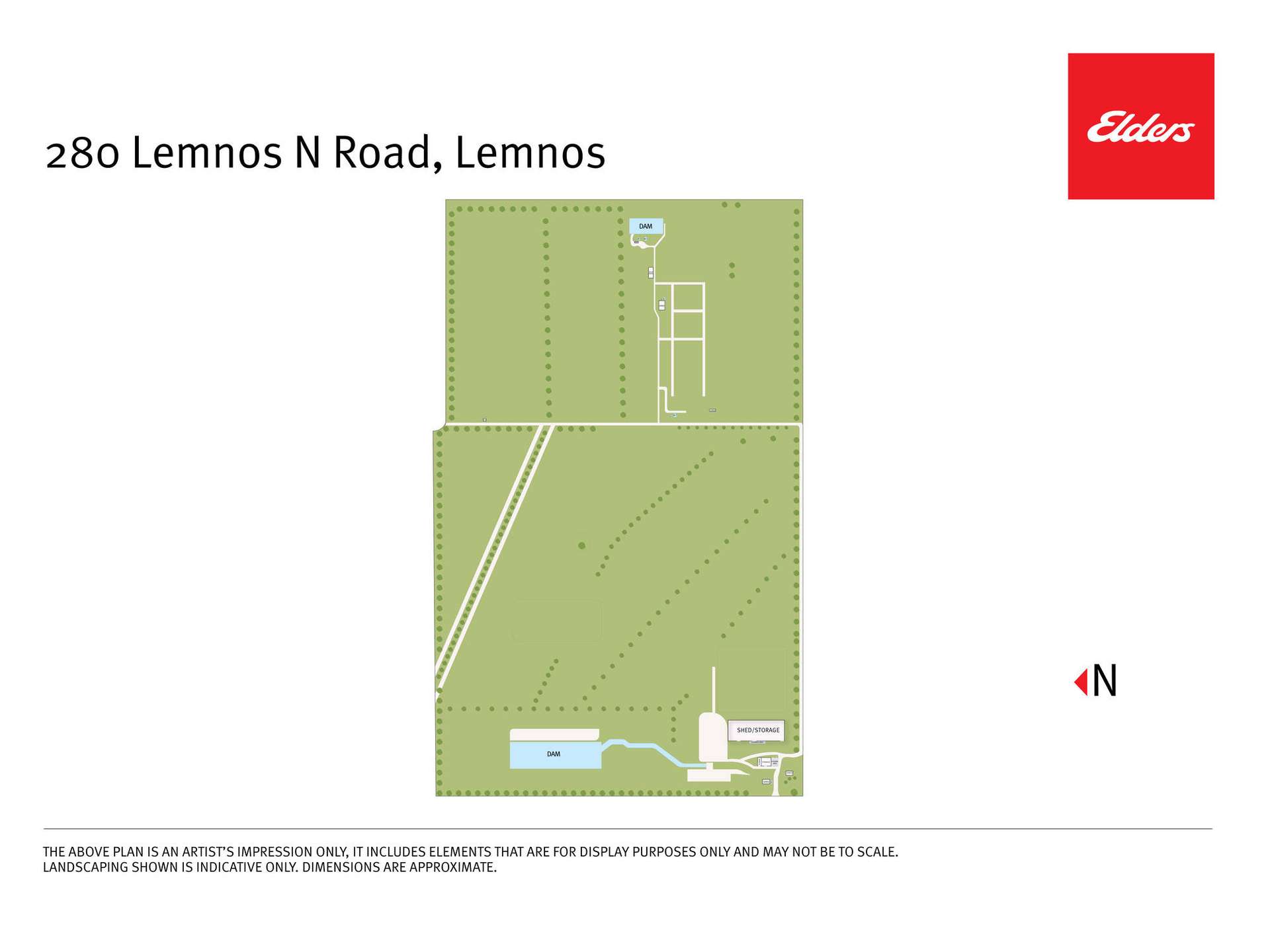 280 Lemnos North Road, Lemnos Expressions of Interest by Farmbuy.com - floorplan 1
