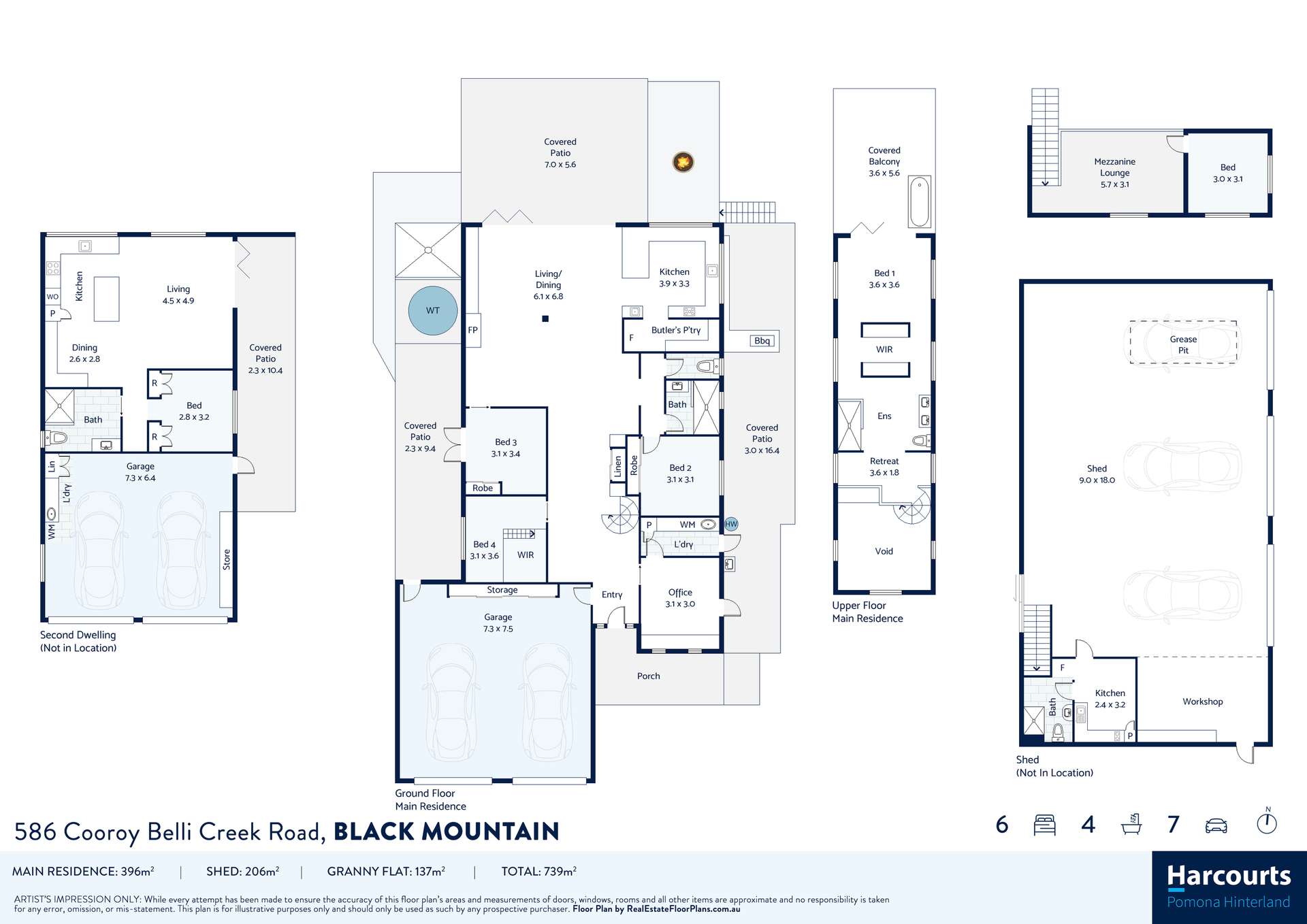 586 Cooroy Belli Creek Road, Black Mountain For Sale by Farmbuy.com - floorplan 1
