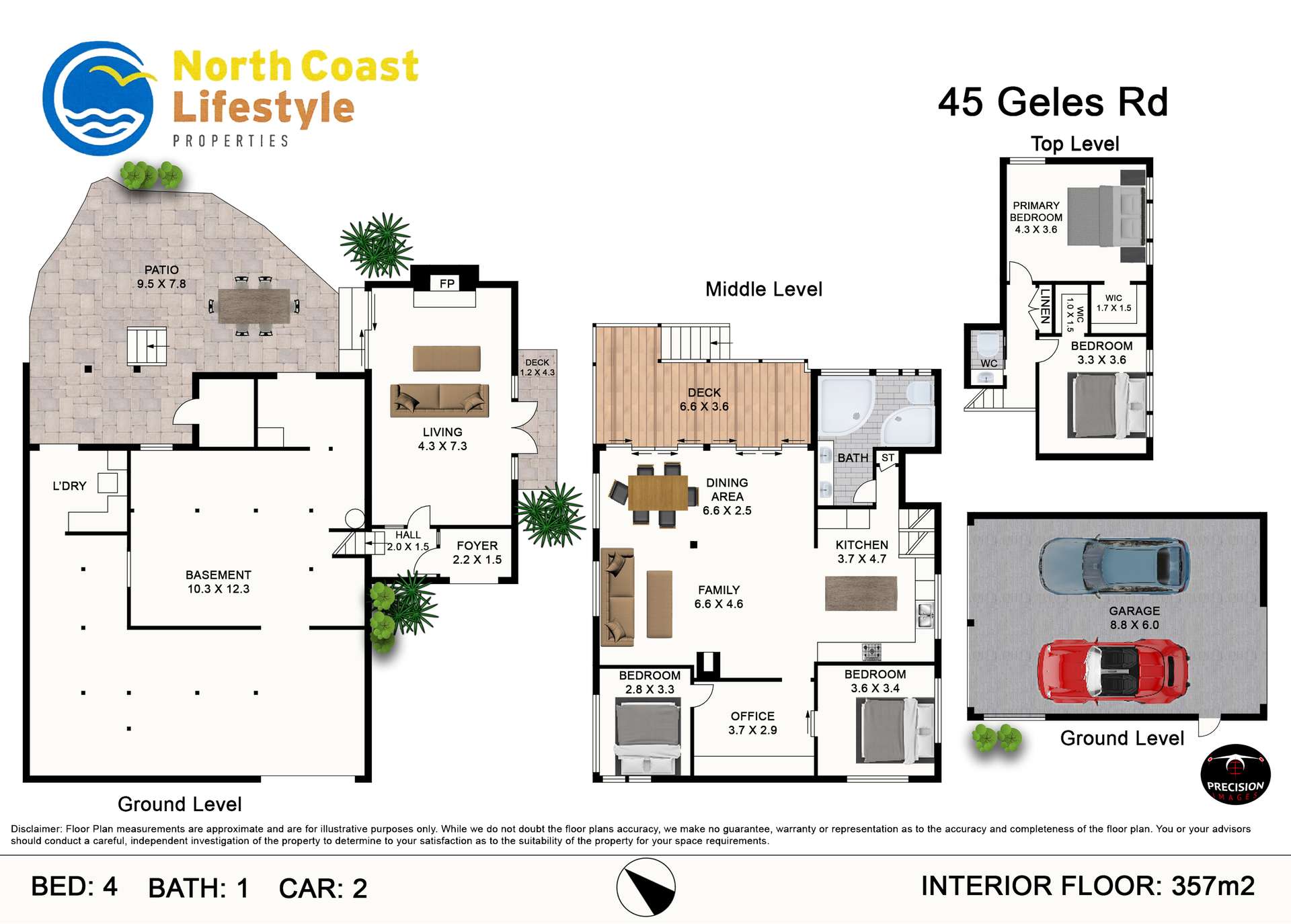 45 Geles Road, Upper Burringbar For Sale by Farmbuy.com - floorplan 1