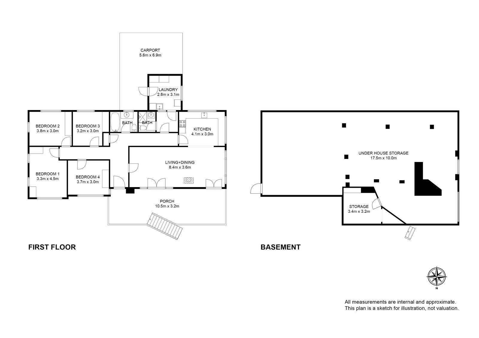 391 Nubeena Road, Koonya For Sale by Farmbuy.com - floorplan 1