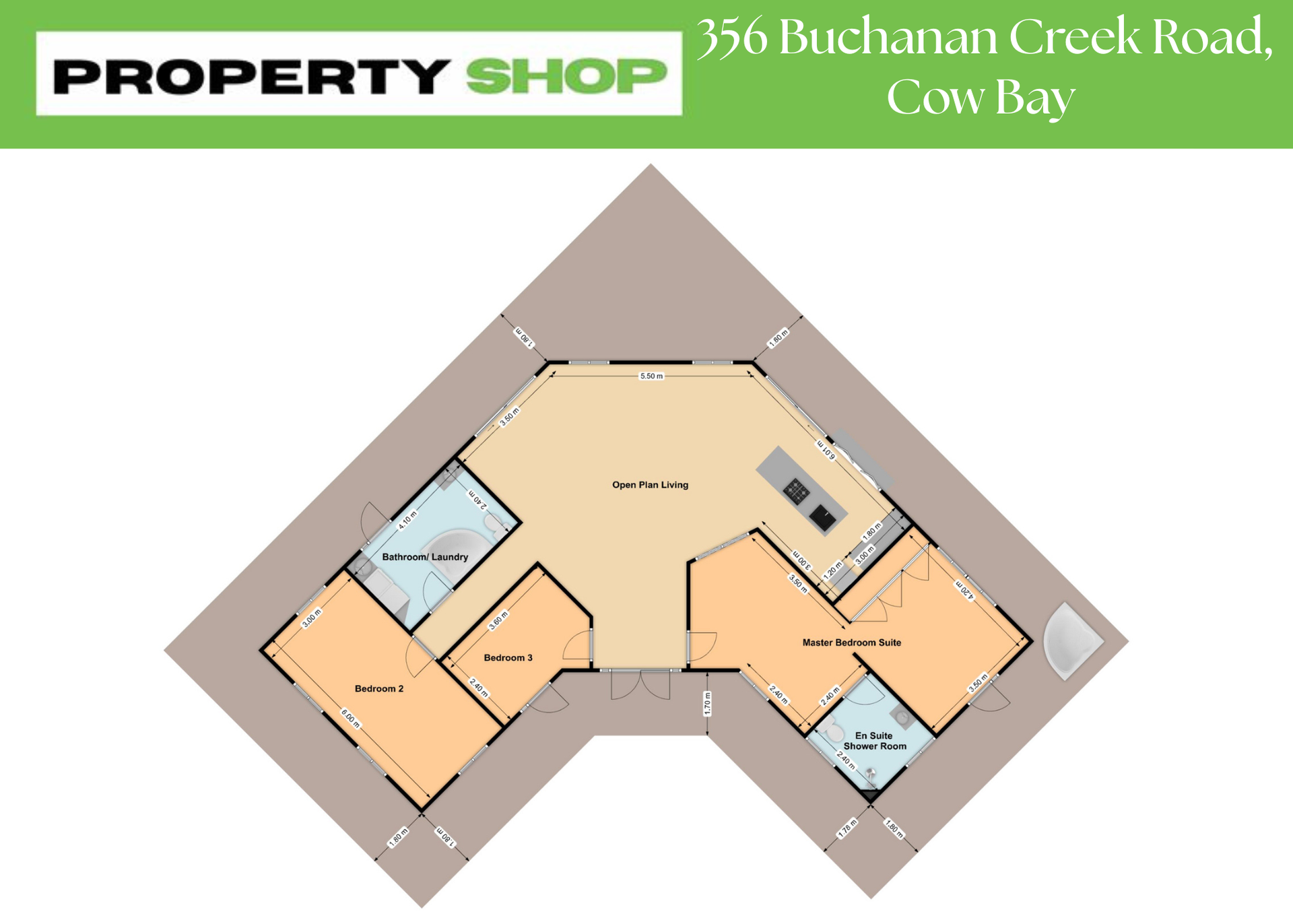 356 Buchanan Creek Road, Cow Bay, Daintree For Sale by Farmbuy.com - floorplan 1