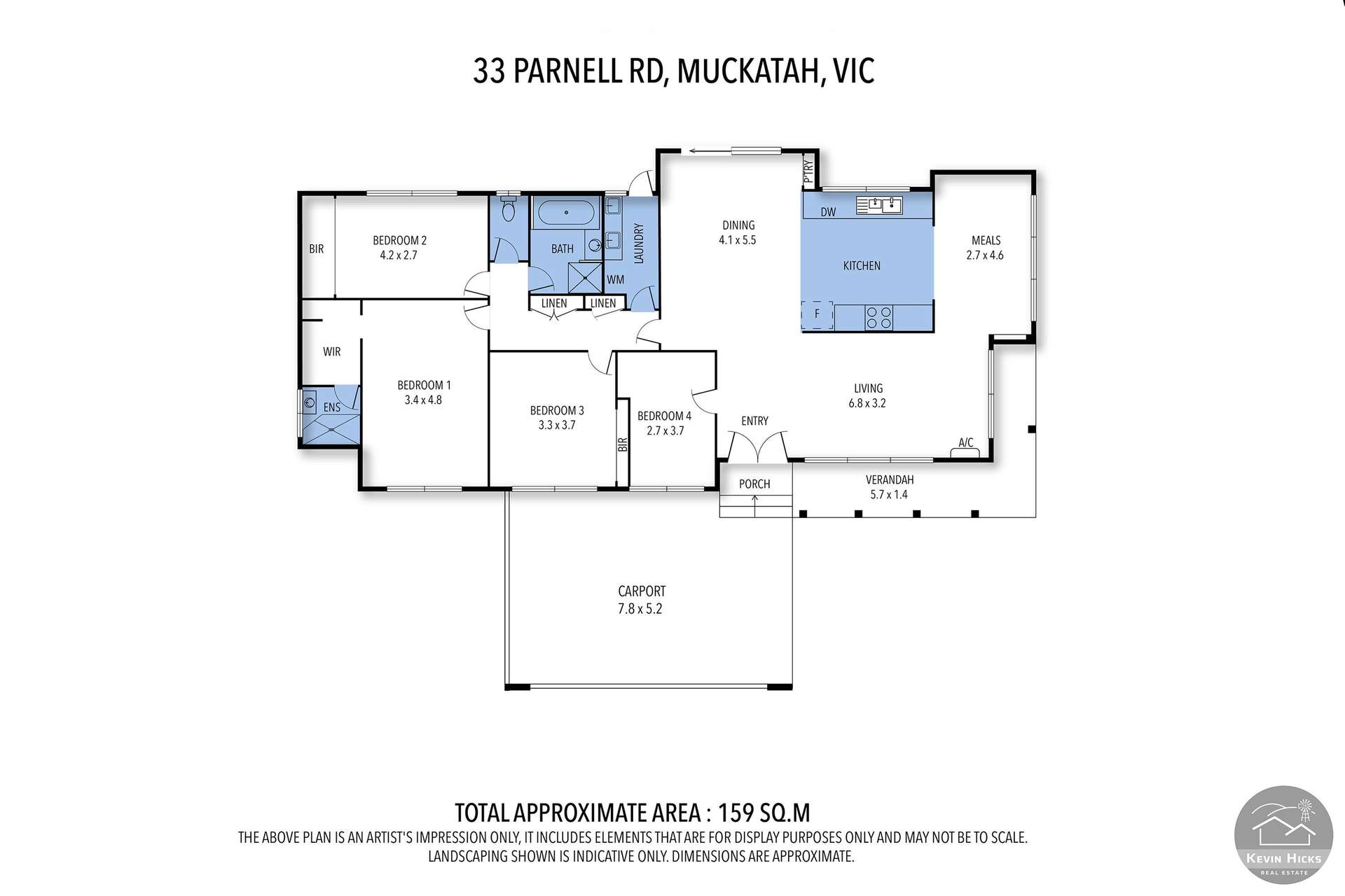 33 Parnell Road, Muckatah For Sale by Farmbuy.com - floorplan 1