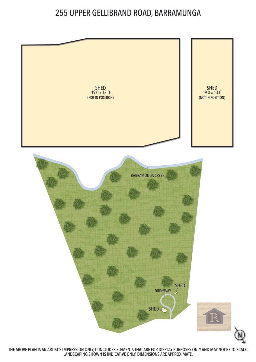 255 Upper Gellibrand Road, Barramunga For Sale by Farmbuy.com - floorplan 1
