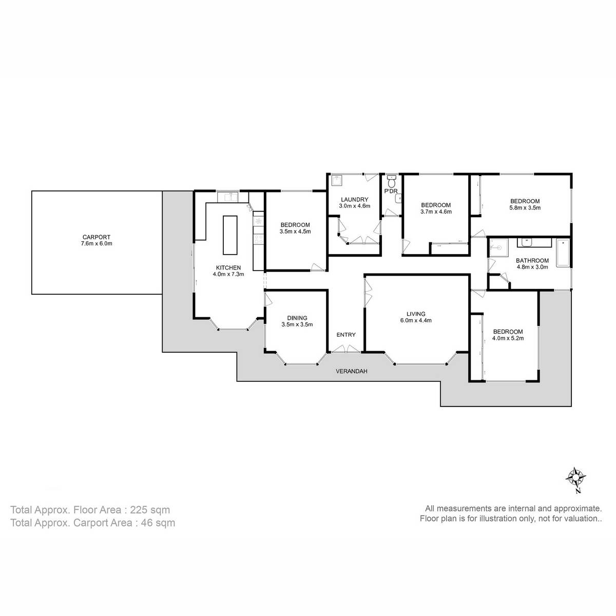 10 Allens Rivulet Road, Allens Rivulet For Sale by Farmbuy.com - floorplan 1