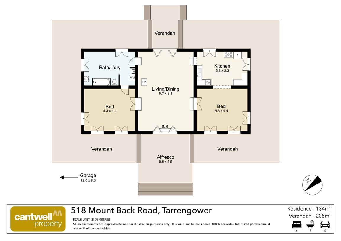 518 Mount Back Road, Tarrengower For Sale by Farmbuy.com - floorplan 1