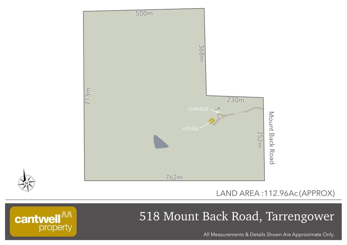 518 Mount Back Road, Tarrengower For Sale by Farmbuy.com - floorplan 2