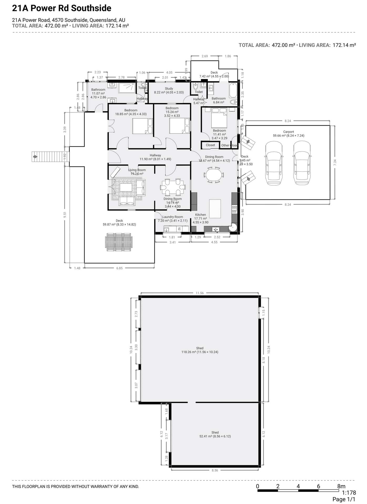 21a Power Road, Southside For Sale by Farmbuy.com - floorplan 1