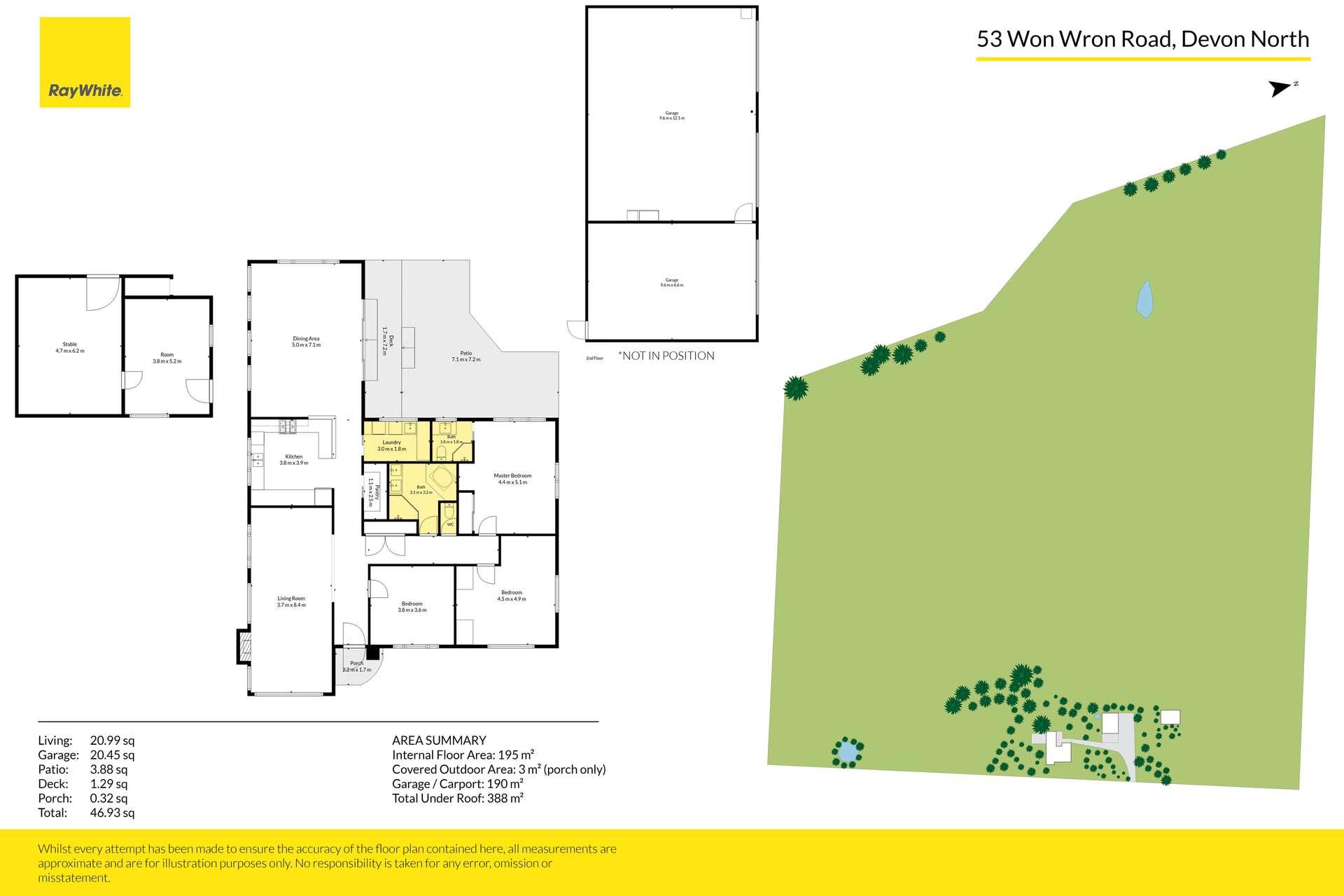 53 Won Wron Rd, Devon North For Sale by Farmbuy.com - floorplan 1