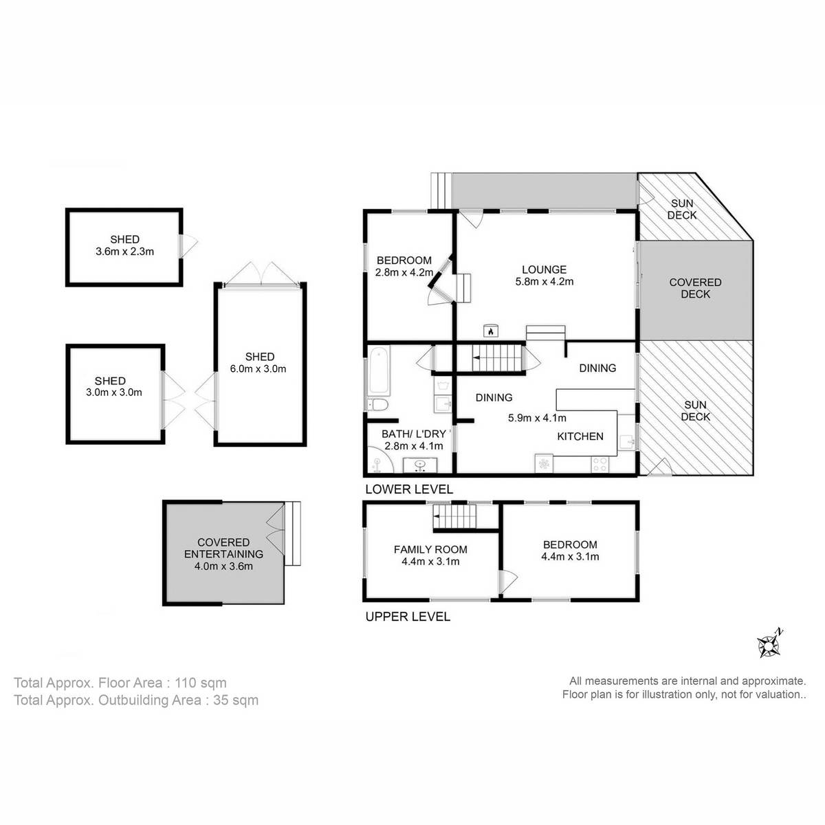425 Halls Track Road, Sandfly For Sale by Farmbuy.com - floorplan 1