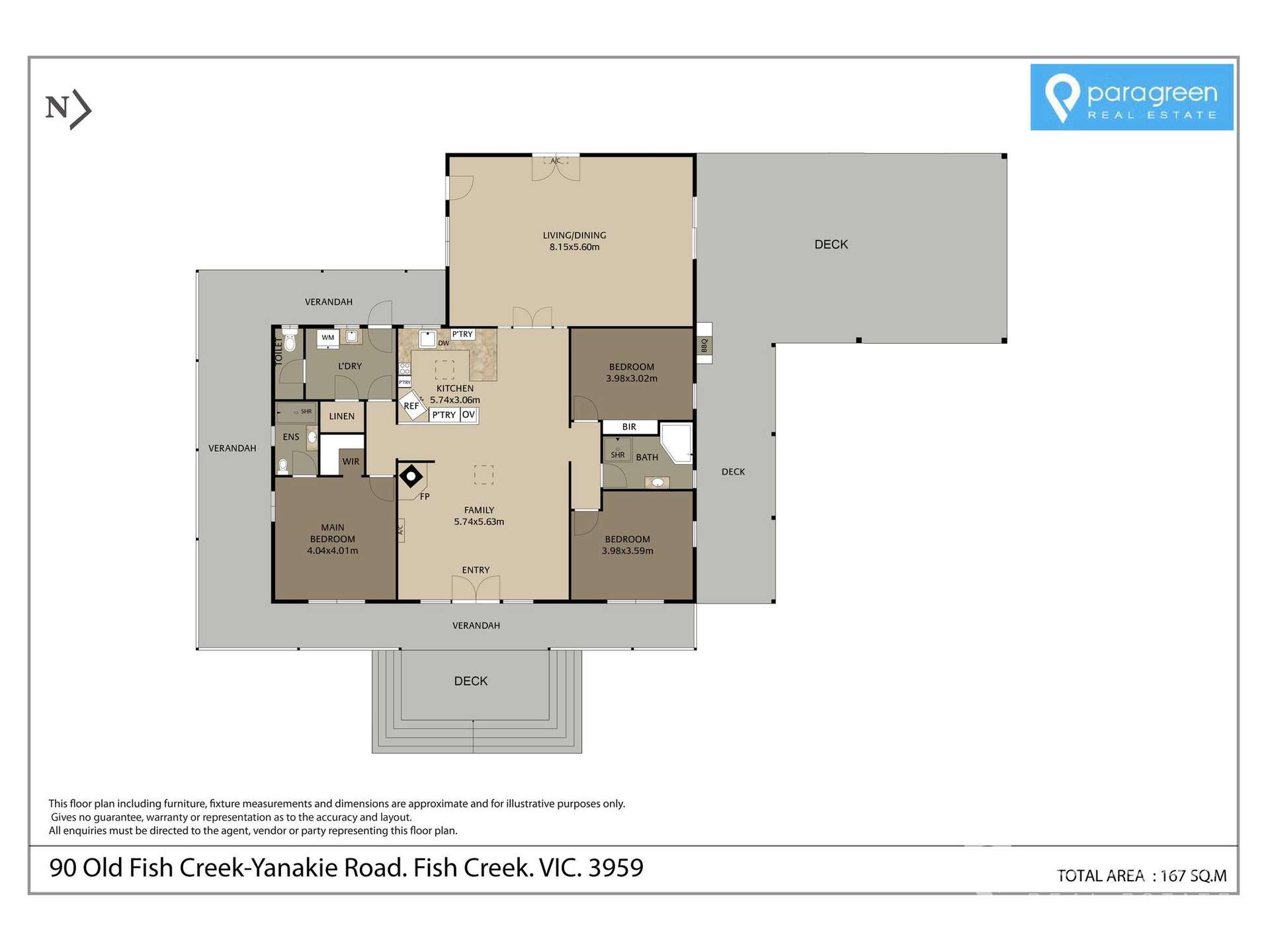 90 Old Fish Creek Yanakie Road, Fish Creek For Sale by Farmbuy.com - floorplan 1