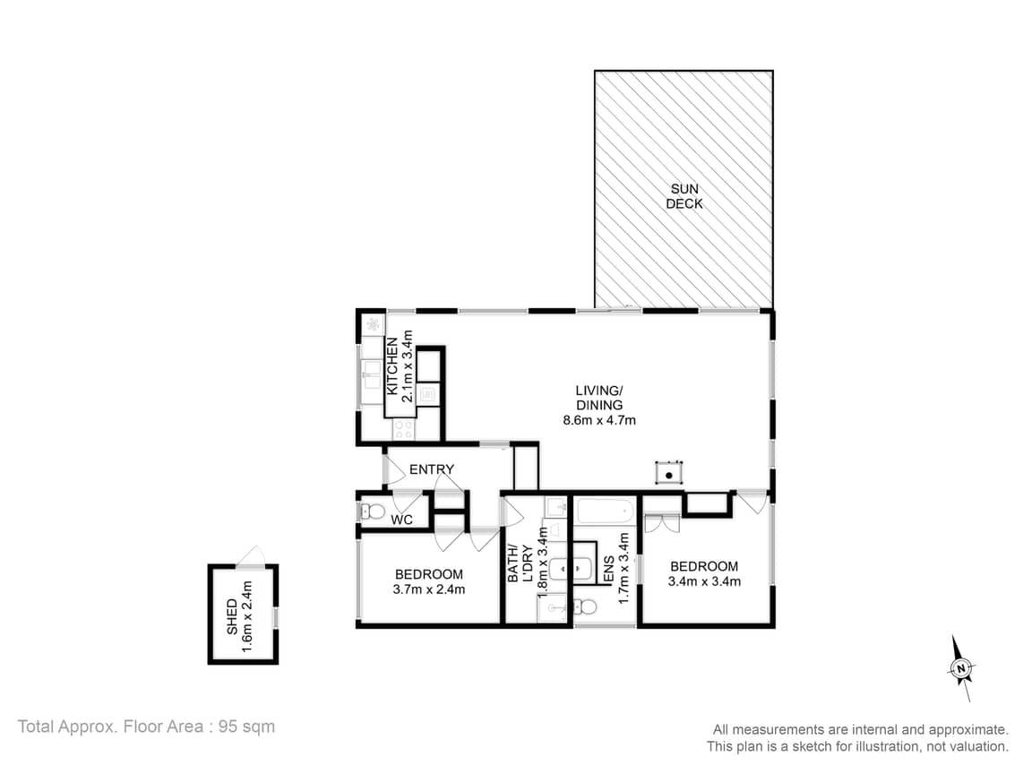 Premaydena For Sale by Farmbuy.com - floorplan 1