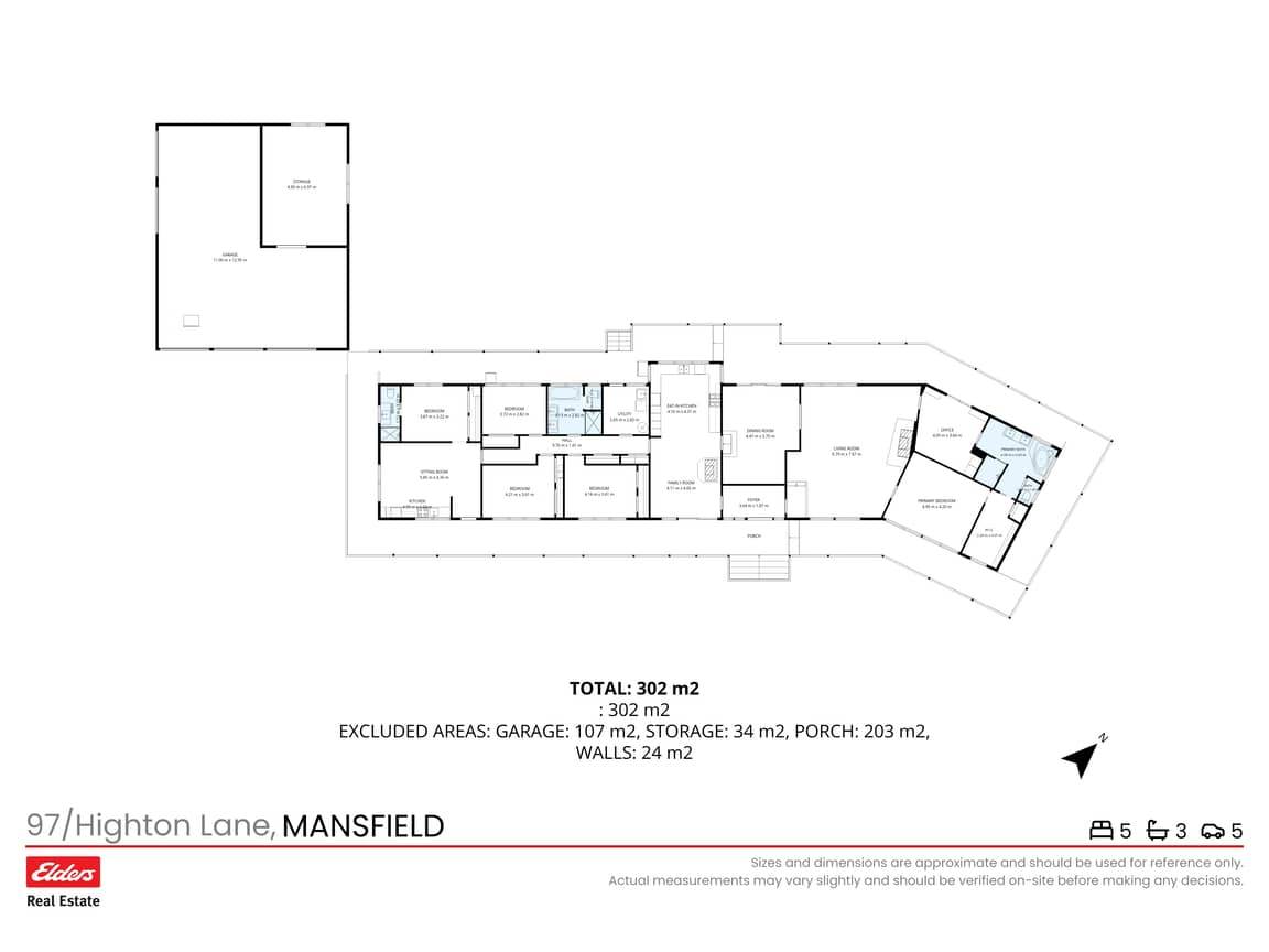 97 Highton Lane, Mansfield For Sale by Farmbuy.com - floorplan 1