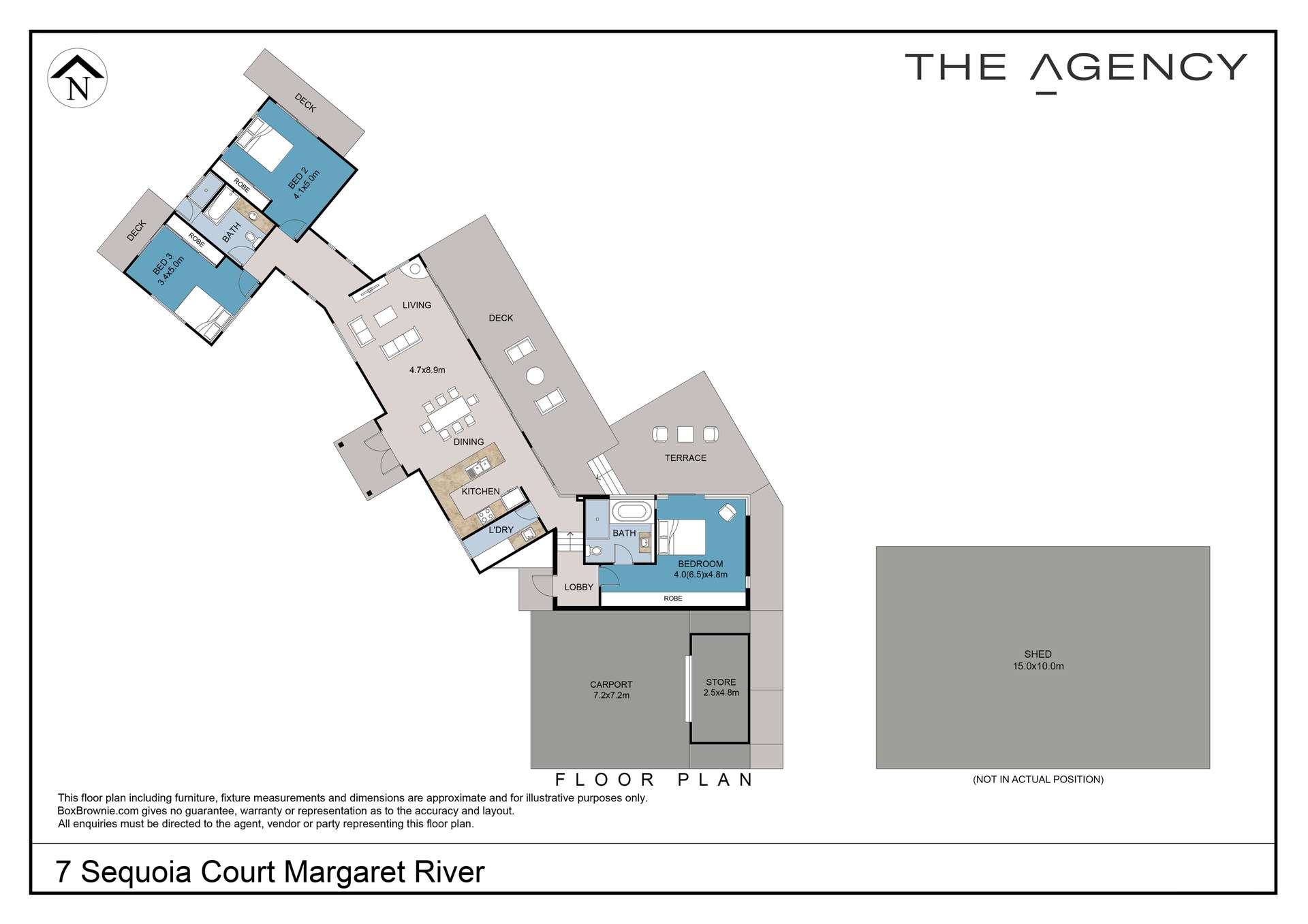 7 Sequoia Court, Margaret River For Sale by Farmbuy.com - floorplan 1