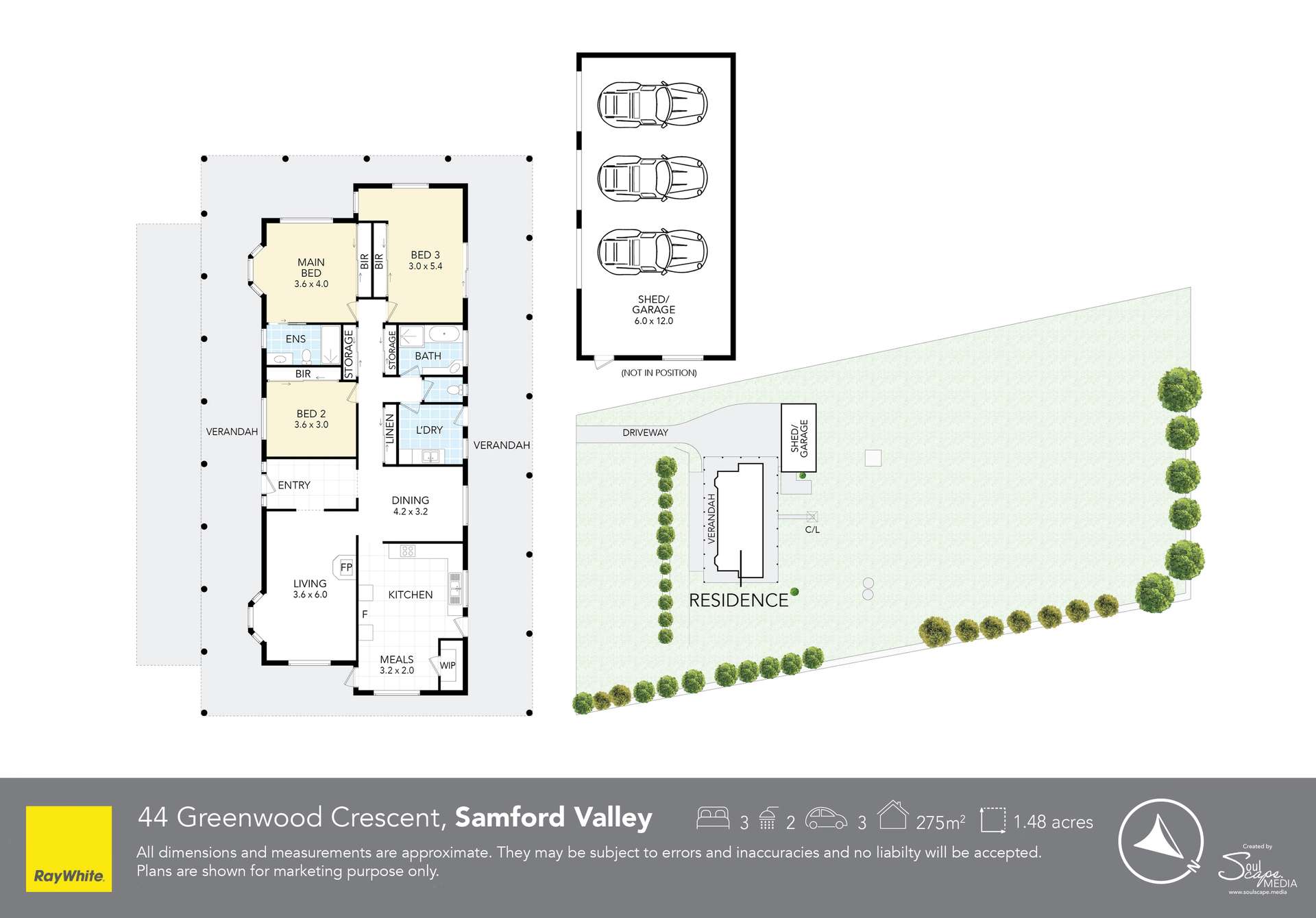 44 Greenwood Crescent, Samford Valley For Sale by Farmbuy.com - floorplan 1
