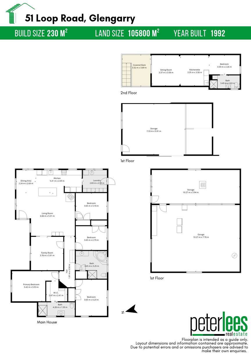 51 Loop Road, Glengarry For Sale by Farmbuy.com - floorplan 1