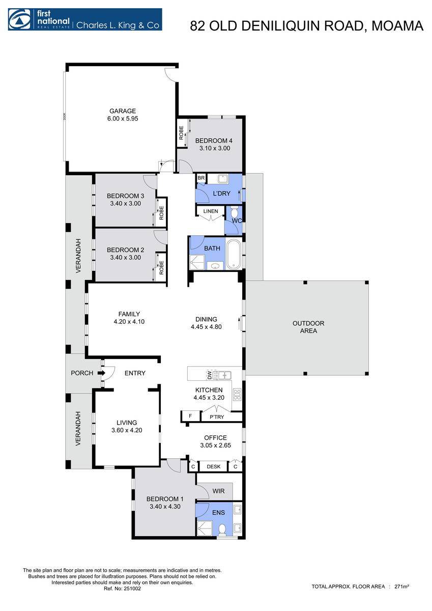 104 Old Deniliquin Road, Moama For Sale by Farmbuy.com - floorplan 2