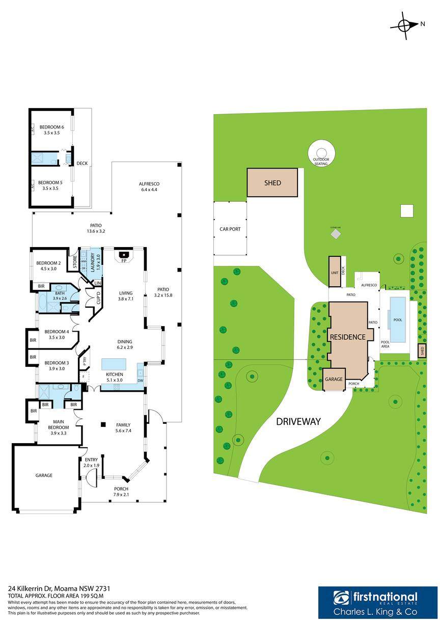 24 Kilkerrin Drive, Moama For Sale by Farmbuy.com - floorplan 1