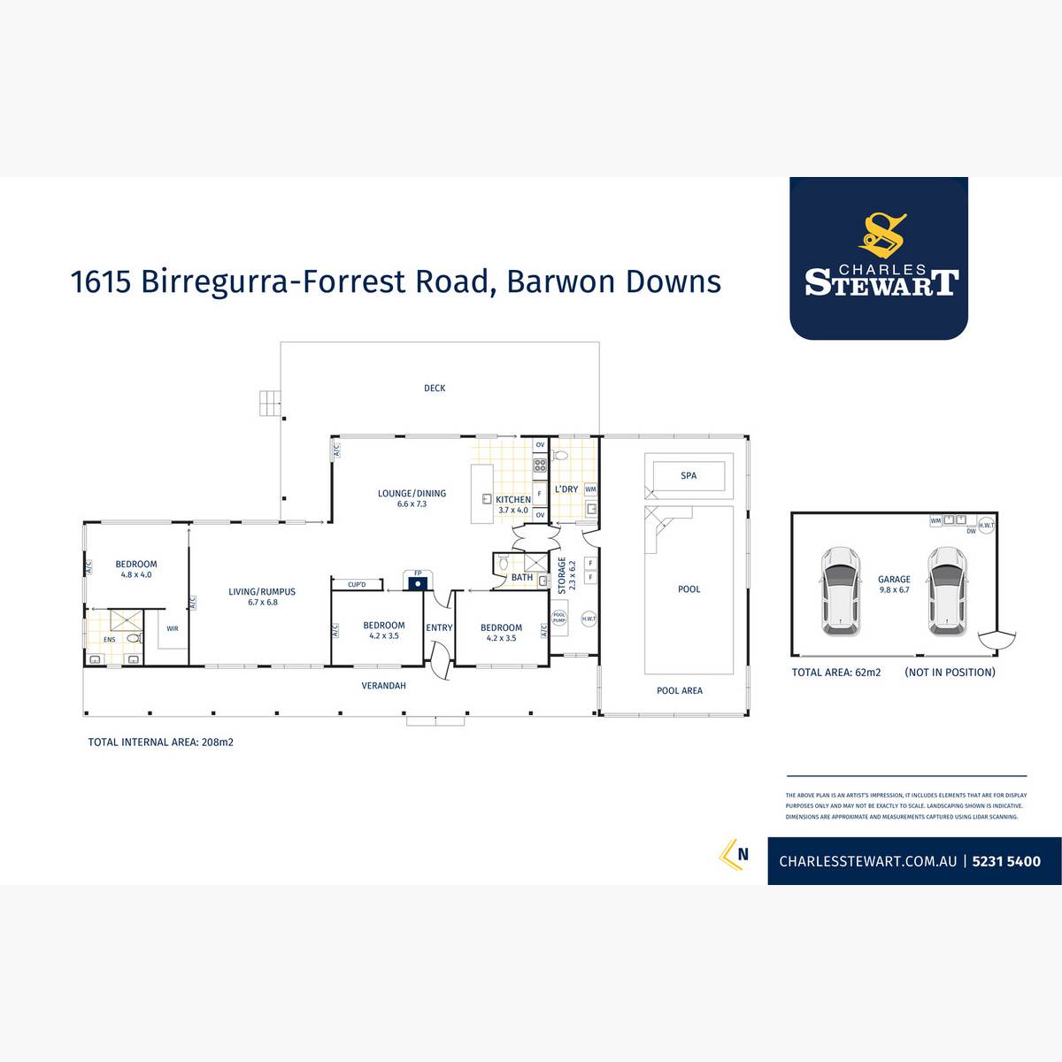 1615 Birregurra - Forrest Road, Barwon Downs For Sale by Farmbuy.com - floorplan 1