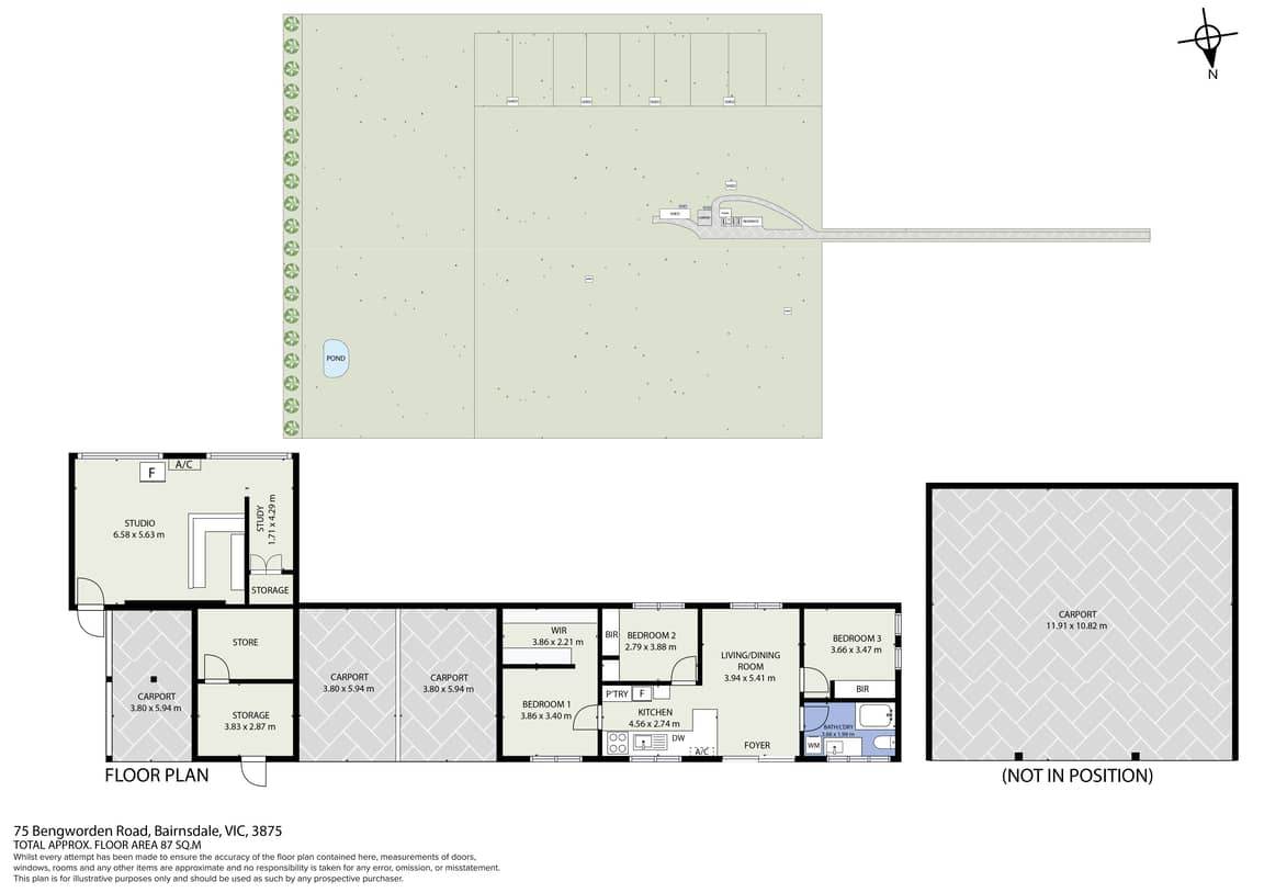 75 Bengworden Road, Bairnsdale For Sale by Farmbuy.com - floorplan 2