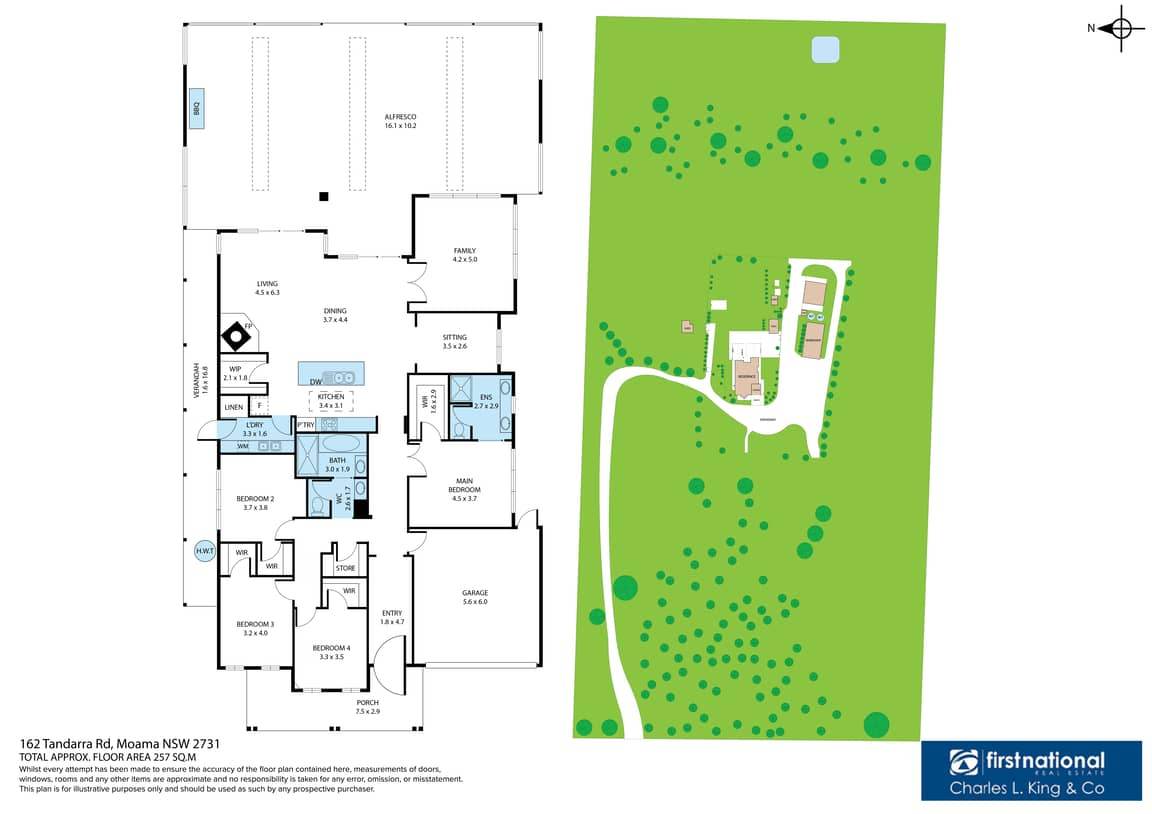 162 Tandarra Road, Moama For Sale by Farmbuy.com - floorplan 2