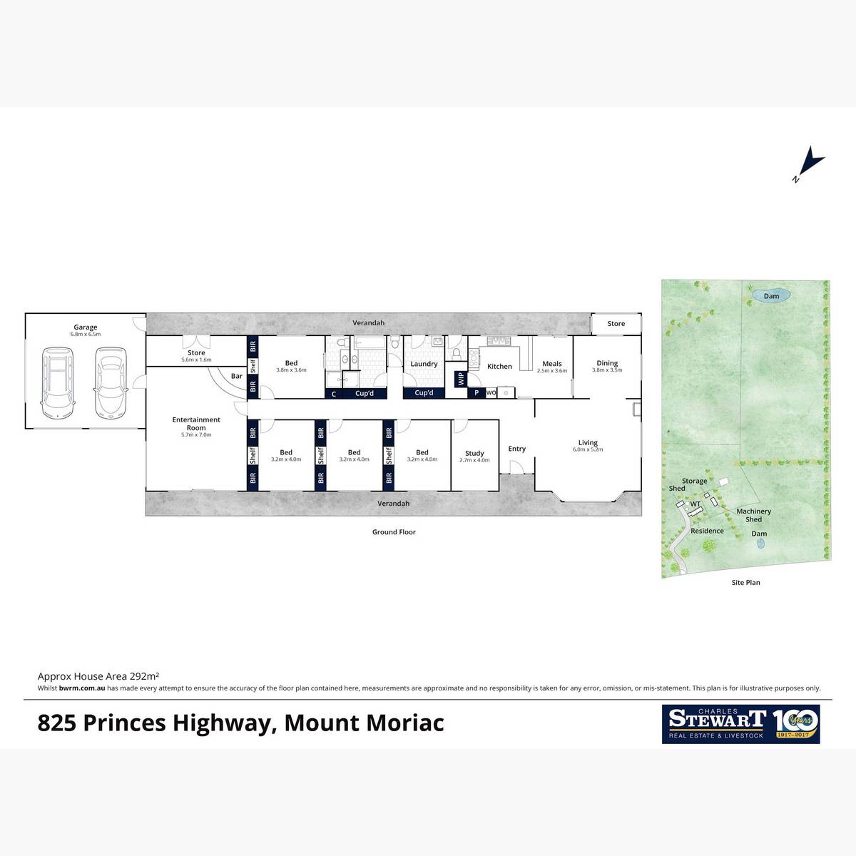 825 Princes Highway, Mount Moriac Auction by Farmbuy.com - floorplan 1