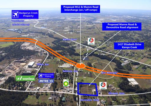 Farm For Sale - NSW - Kemps Creek - 2178 - Intersection/Corner of 3 Arterial Roads^ Near M12 Motorway and Western Sydney Airport - 2 Ha / 5 Acres in Kemps Creek - Outstanding Potential !!! 