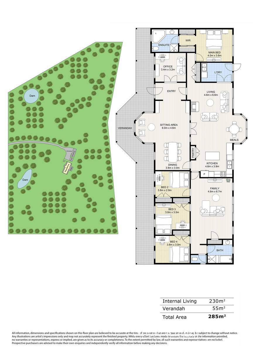 643 Spring Valley Road, Flowerdale For Sale by Farmbuy.com - floorplan 2