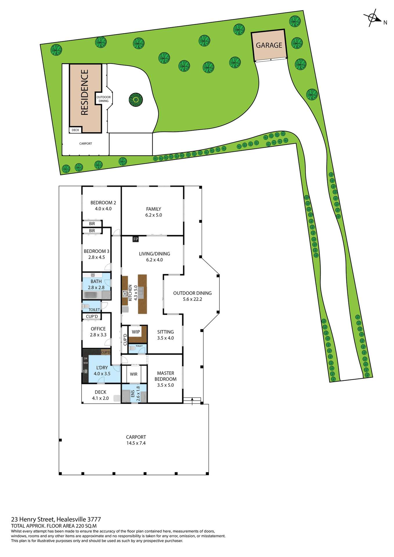 23 Henry Street, Healesville For Sale by Farmbuy.com - floorplan 1